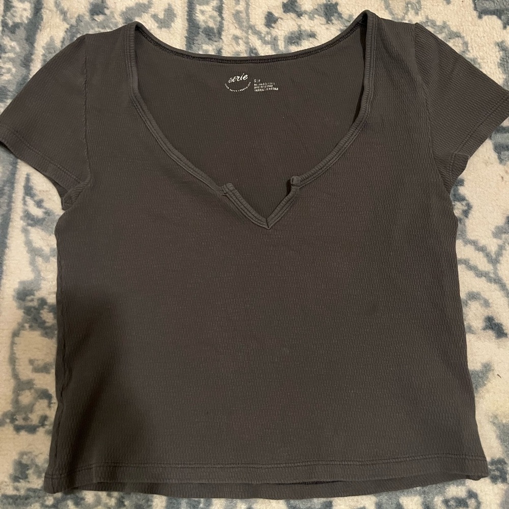 Aerie gray top | size small